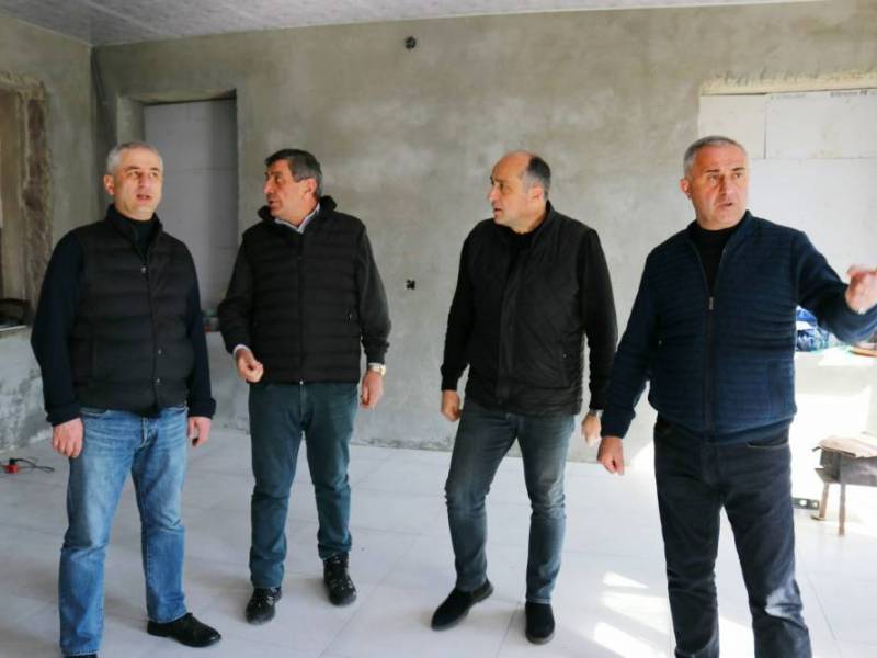 ცაგერის მუნიციპალიტეტის სოფელ ლაჯანაში აქტიურად მიმდინარეობს  უფასო სასადილოს...